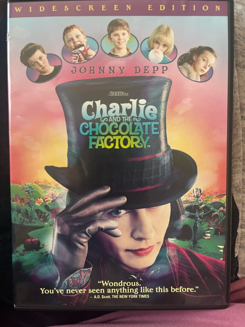 Charlie and the Chocolate Factory DVD Tim Burton Johnny Depp